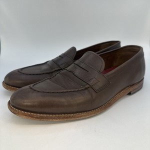 Frye Mens Grenson Green Grey Suede Slip On Loafers Size US 9.5 Grenson Loafer | eBay main image 3