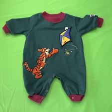 Vintage Tigger Winnie The Pooh Eeyore Romper Disney Store Sz 3-6 Months 3-6M