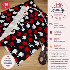   Jerseystoff  Elefantenparade    NEU    102 ...