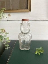 Hucha botella jarabe vintage con forma de oso