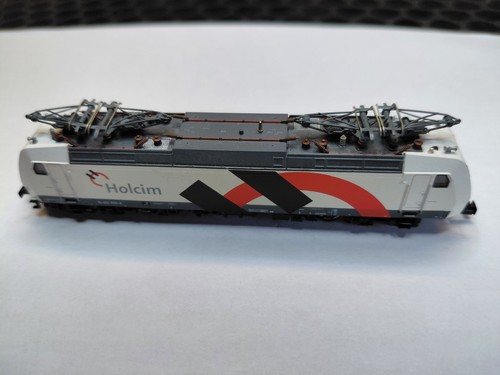 Fleischmann 738502 E-Lok Re482 SBB Holcim-Werb, N,  DCC-Decoder Lenz SilverMini+ | Zustand: Gebraucht
