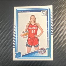2025 Panini Donruss WNBA Lucy Olsen #97 Rated Rookie Washington Mystics