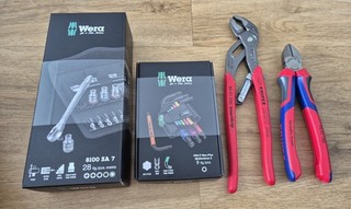 Wera / Knipex Set di attrezzi 4 pezzi