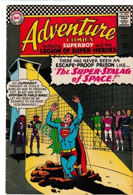 DC COMICS ADVENTURE COMICS #344 (1966) SUPERBOY & LEGION 1ST PRINT VG+