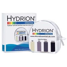 Hydrion Cm-240 Test Paper, Micro Chlorine, Pk10