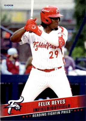 2025 Felix Reyes Choice Minor League Rookie S3 Reading Fightin Phils