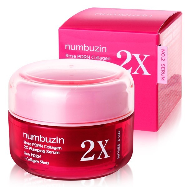 numbuzin 2 ROSE PDRN COLLAGEN PLUMPING SERUM 2X 30ml(1.01oz) K-Beauty