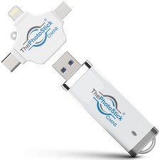 ThePhotoStick  Omni 32GB Memory Stick  USB Flash Drive   Photo 32 GB, White