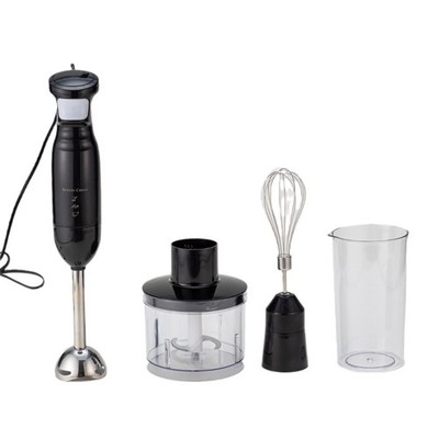 Immersion Blender Handheld W/ Food Processor corded Stainless Steel 500w 110v