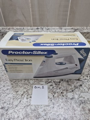 Proctor Silex Easy Press Iron 17215 Type 137 with Spray & Adjustable Steam New