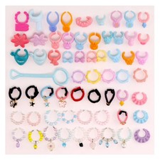 20 pcs Random LPS Accessories Collar Necklace For Mini Pet Toy Kid Gift Collect