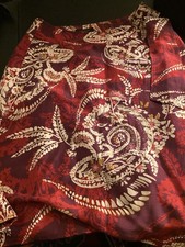 Vintage '90's Talbots Wrap Skirt Size 8 100 Silk Paisley Floral A Line Knee