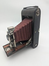 Over 100 year old Kodak 3A Folding Pocket Model B-4 Red Bellows Instructions