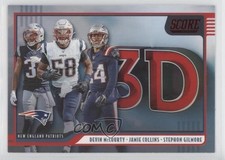 2020 Score 3D Red Devin McCourty Jamie Collins Stephon Gilmore #3D-SJD 0b3