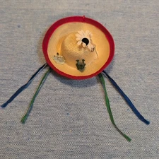 Vintage Barbie Picnic Set FISHING HAT  # 967 Original 1960's Mattel Accessory