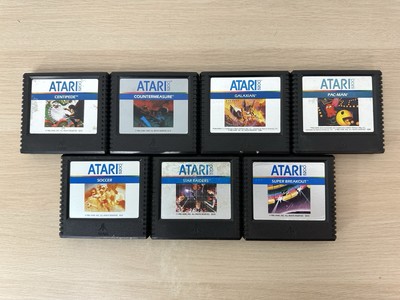 Atari 5200 - 7 Game Lot - Pac Man/Galaxian/Super Breakout/Star Raiders/Centipede