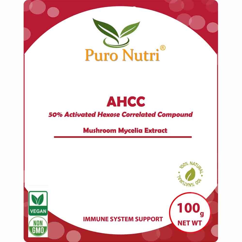 PuroNutri 50% AHCC extracto de hongo micelio compuesto activo correlacionado con hexosa
