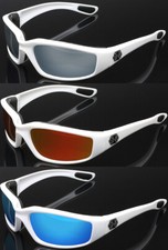 3 PAIR COMBO White Choppers Wind Resistant Padded Motorcycle Riding Sunglasses