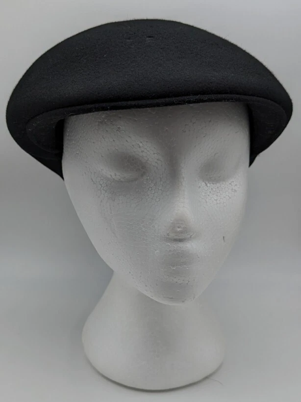Country Gentleman Vintage Driving Hat Black Large 100 Wool USA eBay
