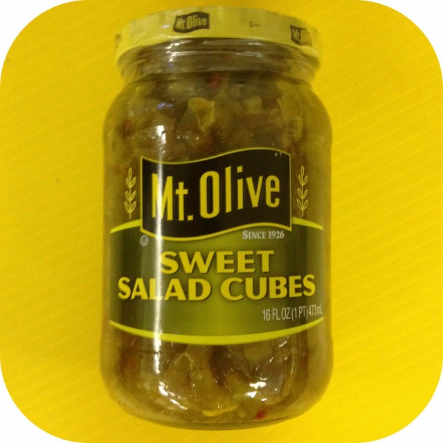 Mt. Olive Pickles Sweet Salad Cubes 16 Oz for sale online eBay