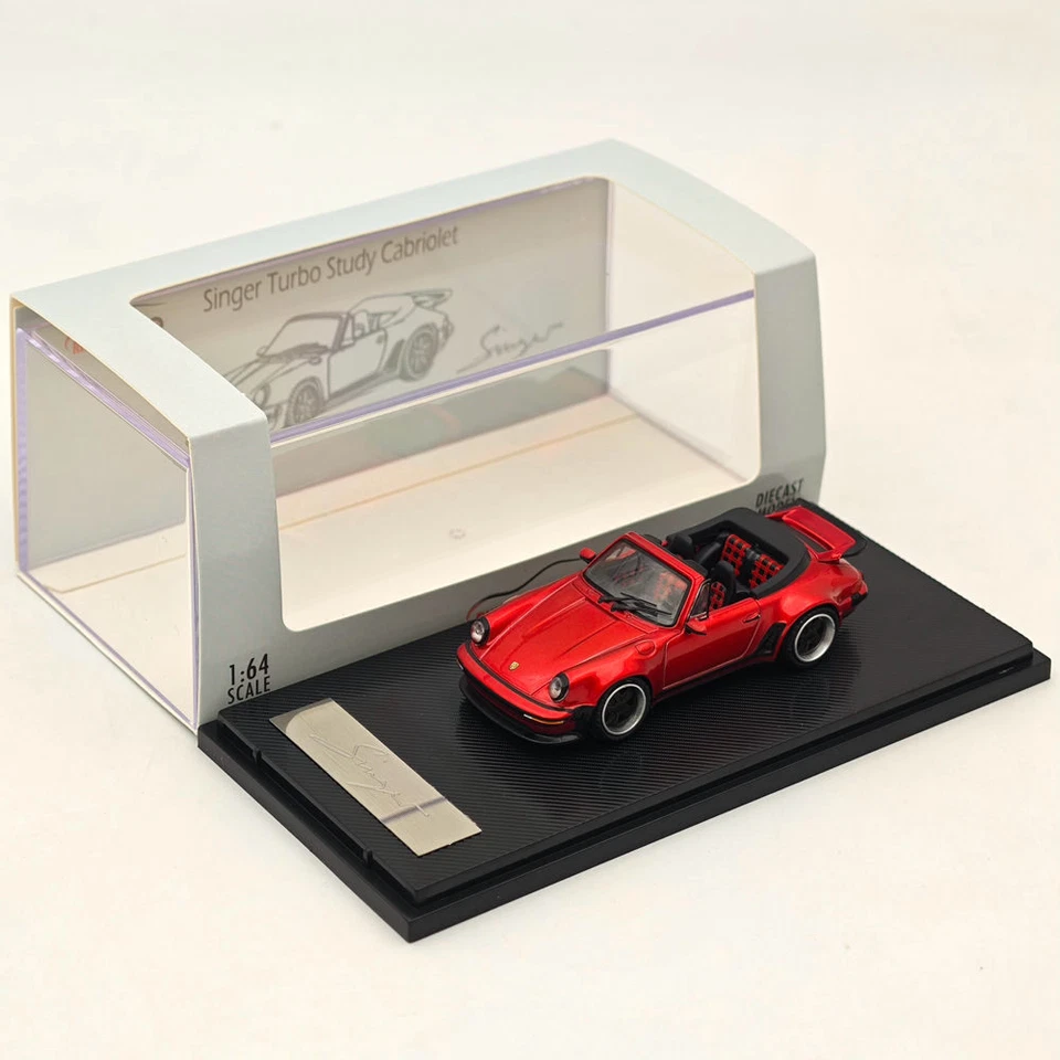 RHINO MODELO 1:64 Porsche 930 Singer Turbo Estudio Cabriolet Diecast Coche Juguetes Regalos Foto 4 de 4