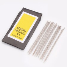 10 Bags Iron Sewing Needles Darning Needles Beading Sewing Needles 25pcs/bag