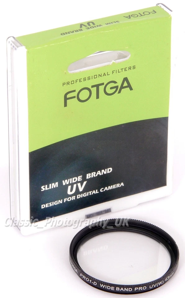 FOTGA 43mm Slim Wide Band UV Filter for E43 SUMMILUX ASPH NIKKOR-S.C 1.4/50mm - Image 2 of 4