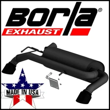 Borla S-Type Axle-Back Exhaust System Kit fits 2021-2024 Ford Bronco 2.7L V6
