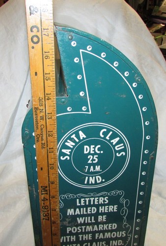 Vintage ESSO Oil Gasoline Santa Claus Mailbox - Picture 10 of 10