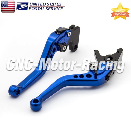 For Yamaha YZF R1 R1M R1S 2015-2024 CNC Brake Clutch Levers & Grips Short Adjust - Picture 14 of 22