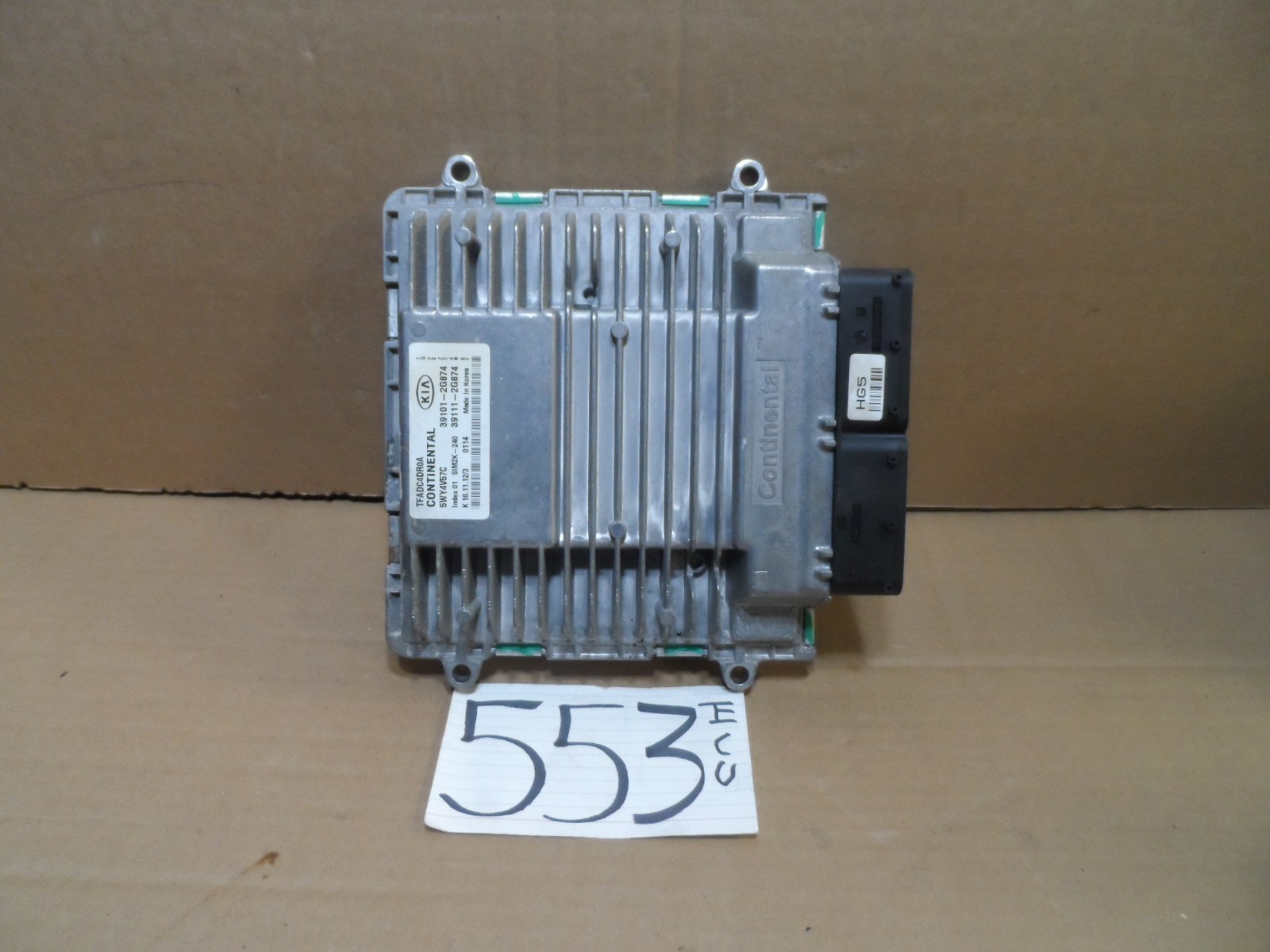 10 11 12 Kia Optima Engine Computer 39101-2G874 ECM ECU #553