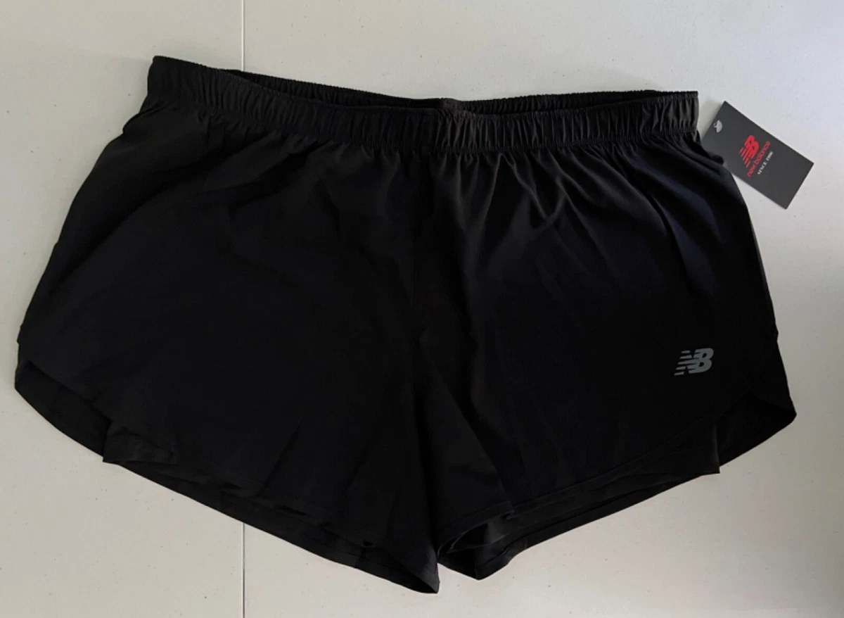 New Balance Women's Running Shorts Sz XL Dual Layer Workout Athletic Black