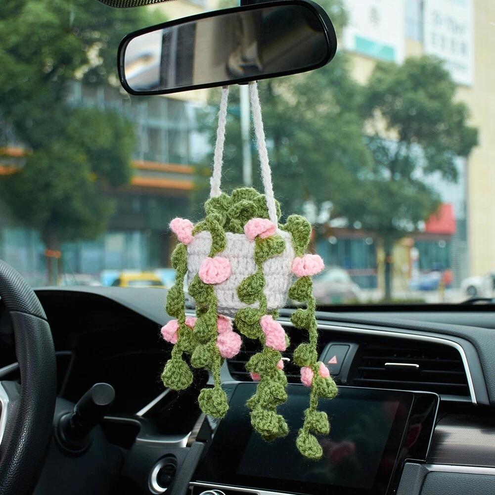  Accessoires pour rétroviseurs, plante au crochet pour