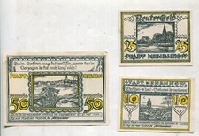 Pieniądze awaryjne: Neubuckow Meklemburgia 3 sztuki (811)