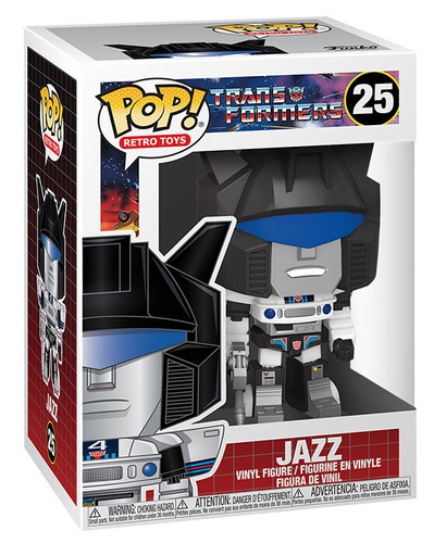 Transformers Jazz Pop Retro Juguetes #25 Vinyl Figura Funko - Imagen 2 de 2