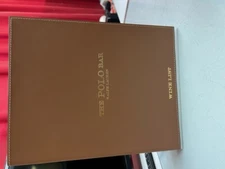 The Polo Bar Leather Wine List Cover