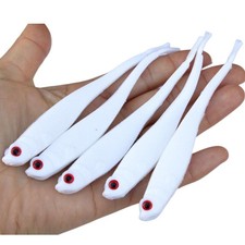 15PCS Soft Fishing Lure Swimbait Saltwater Floating Artificial Crankbait Worm