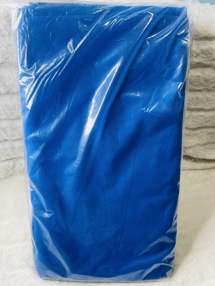 NUEVO Telón de fondo de muselina para fotografía azul Issuntex 5x 7 pies. Foto 4 de 4