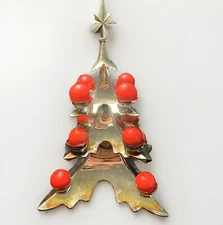 Christmas Tree Candle Holder Silver Plated Vintage Holiday Collection Godinger