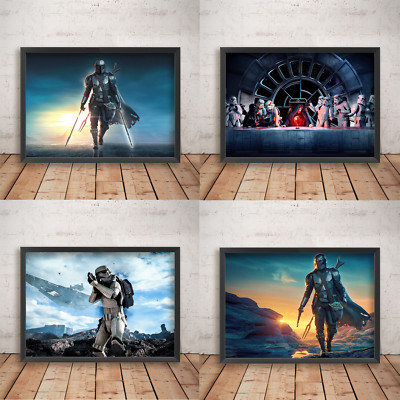 Star Wars Wandkunst Poster Druck Bild Zuhause Schlafzimmer Film A4 A3