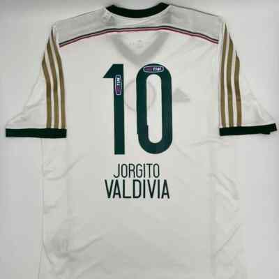 Valdivia #10 Palmeiras 2013/2014 Away (Centenary) ORIGINAL Adidas