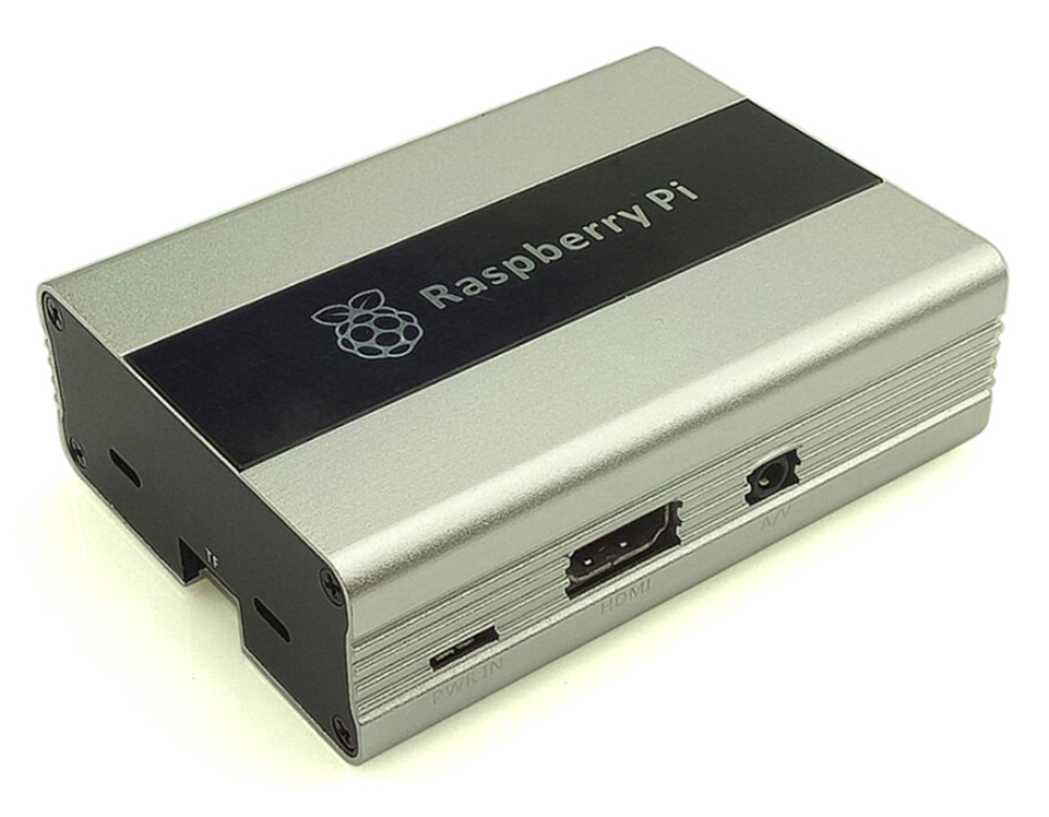 Raspberry Pi 3 Aluminum Case Silver Case Metal Enclosure for RPI 3