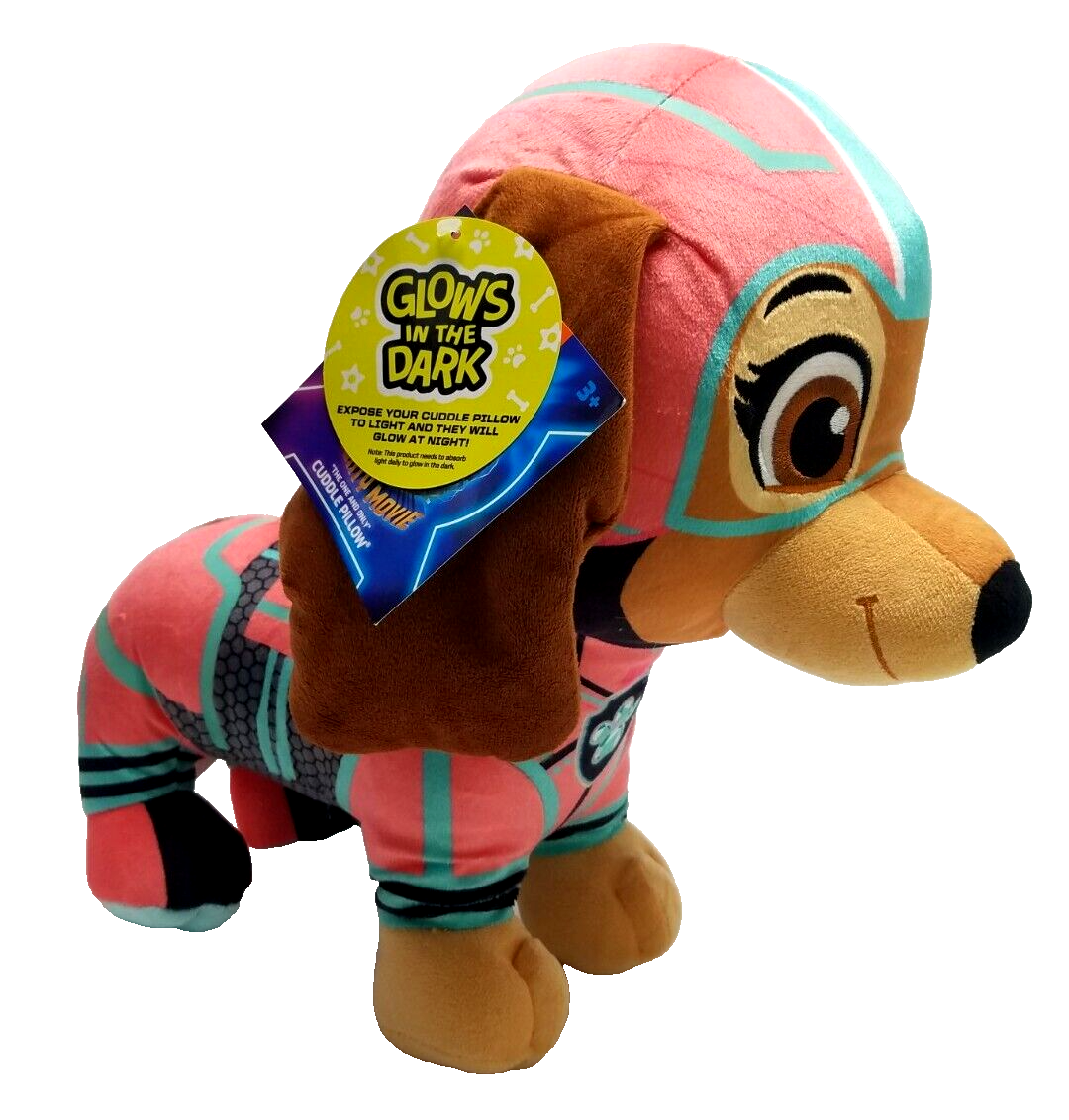 Plush Asda George Paw Patrol PAW Patrol SKYE Mighty Movie GITD