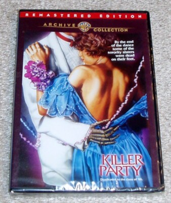 Killer Party DVD Cult Horror 80s Warner Archive Collection NEW