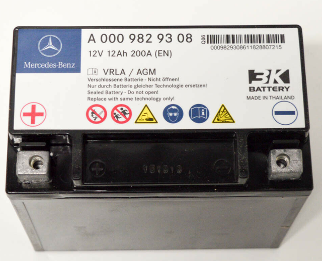 A0009829308 аккумулятор mercedes
