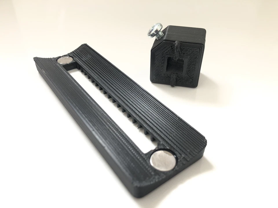 Plantilla curva magnética para punzón de sello de letras montaje de guía de motocicleta 5-8 mm vin de bicicleta Foto 3 de 4