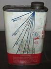 Vintage Original Empty Mobiloil Mobil Oil Outboard Metal Can Pegasus Logo Socony — photo 2