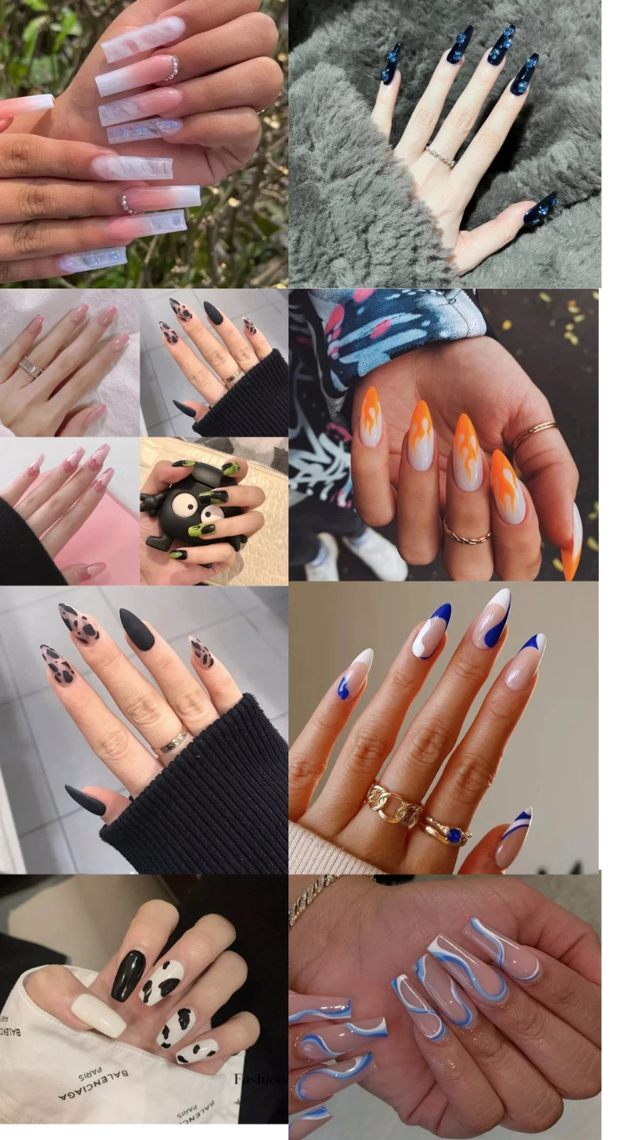 New fashion random color nail set for woman 2022