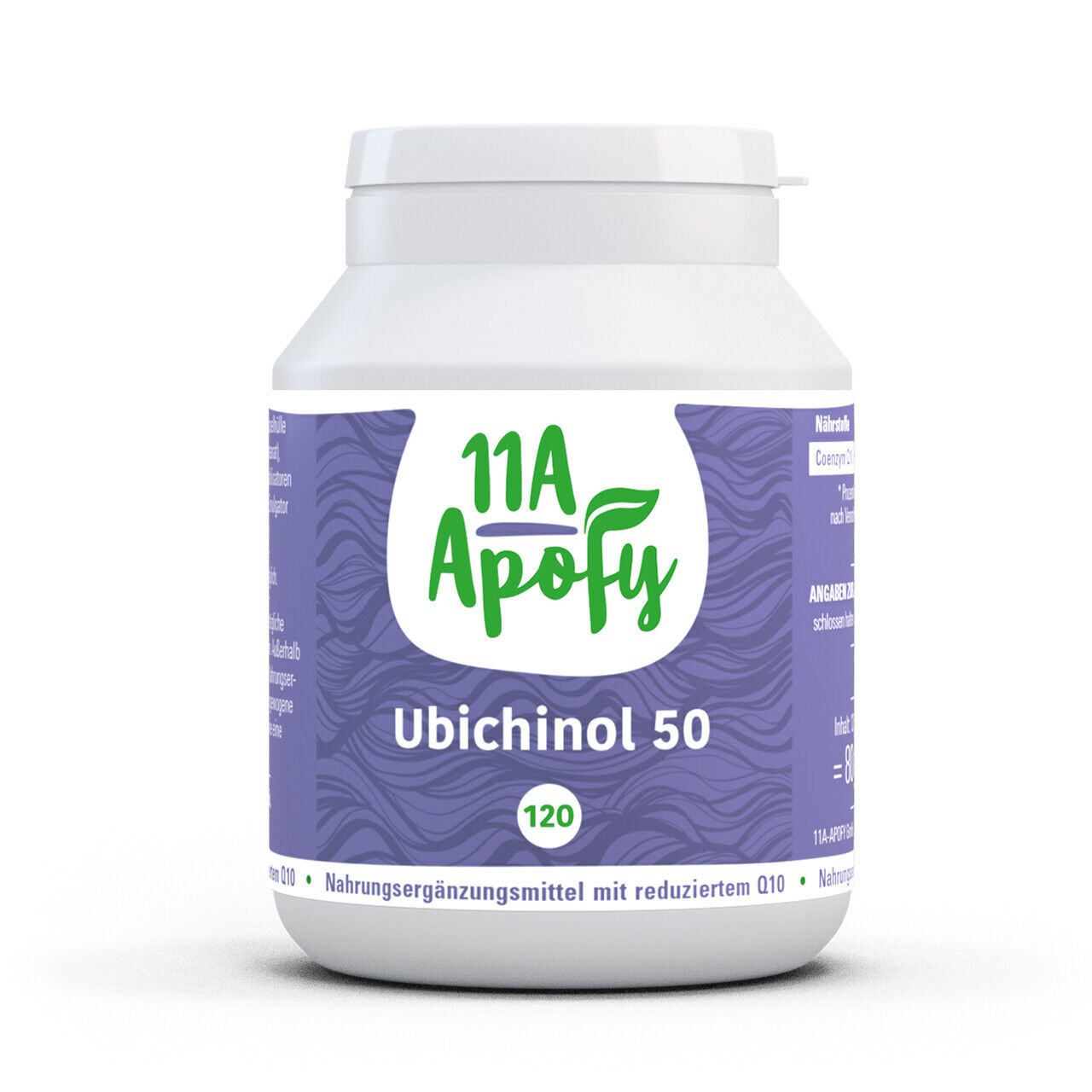 Ubichinol 50 Aktive Form des Coenzym Q10 120 Kapseln