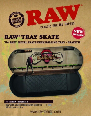 RAW Skate Deck Rolling Tray Graffiti 1 &2 Pack Limited Edition | eBay